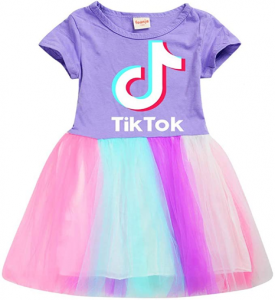  Vestido de verano con tutú tull niña algodón TikTok tiktok casual amazon Comprar ropa de TikTok